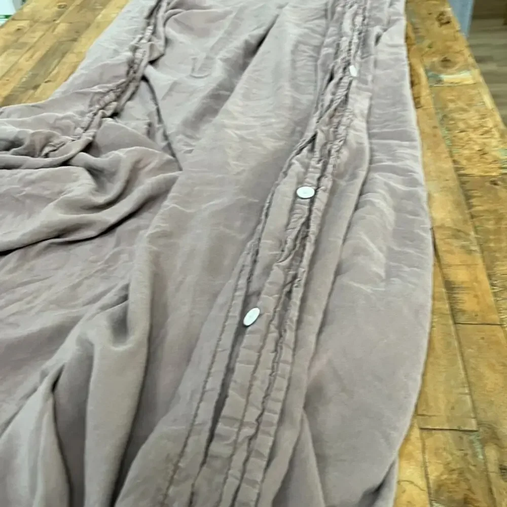 PARACHUTE Linen Blend Queen/ Full Duvet Cover Muted Lilac Color